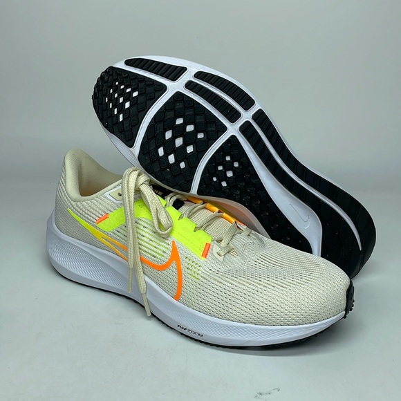 Nike Other - Nike Air Zoom Pegasus 40 Running Shoes White / Green / Orange DV3853-101